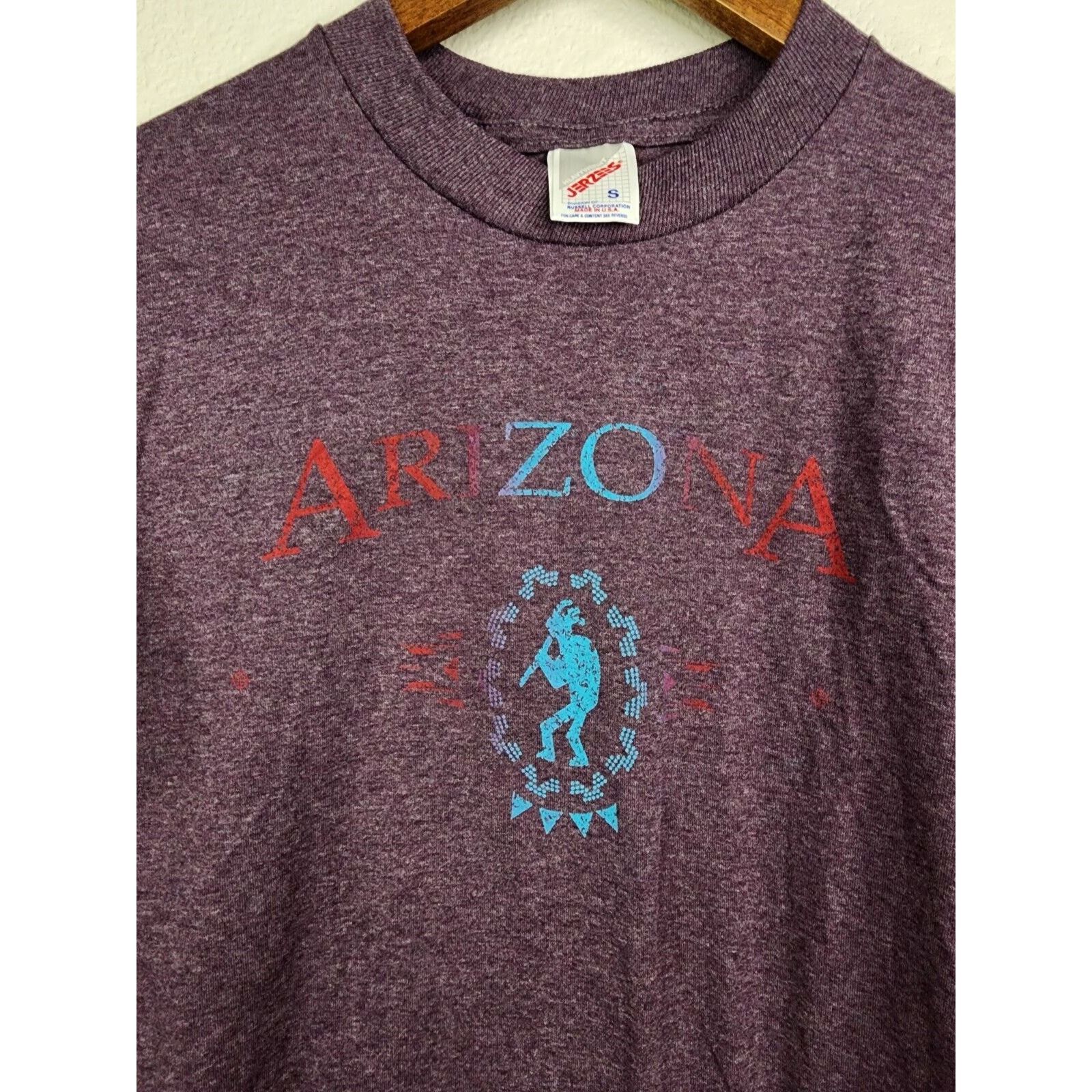 Jerzees Vintage Arizona Kokopelli Shirt Tee Artwork Graphic 90s S Size US S / EU 44-46 / 1 - 2 Thumbnail