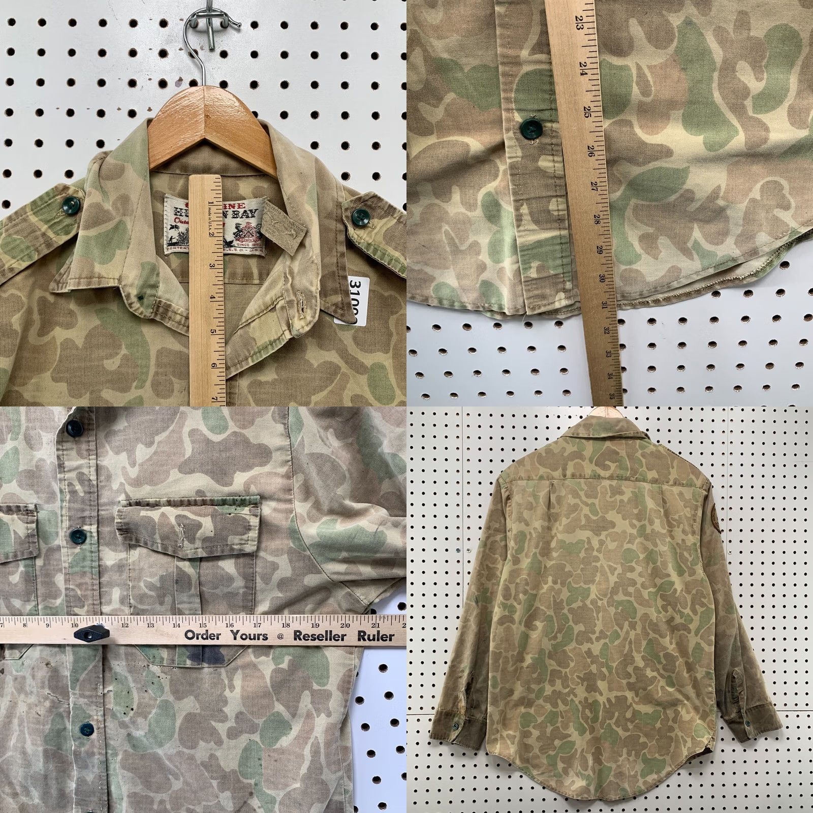Vintage VINTAGE Hudson Bay Hunting Camo Button Shirt Mens Medium 80s Outdoor Distressed Size US M / EU 48-50 / 2 - 10 Thumbnail