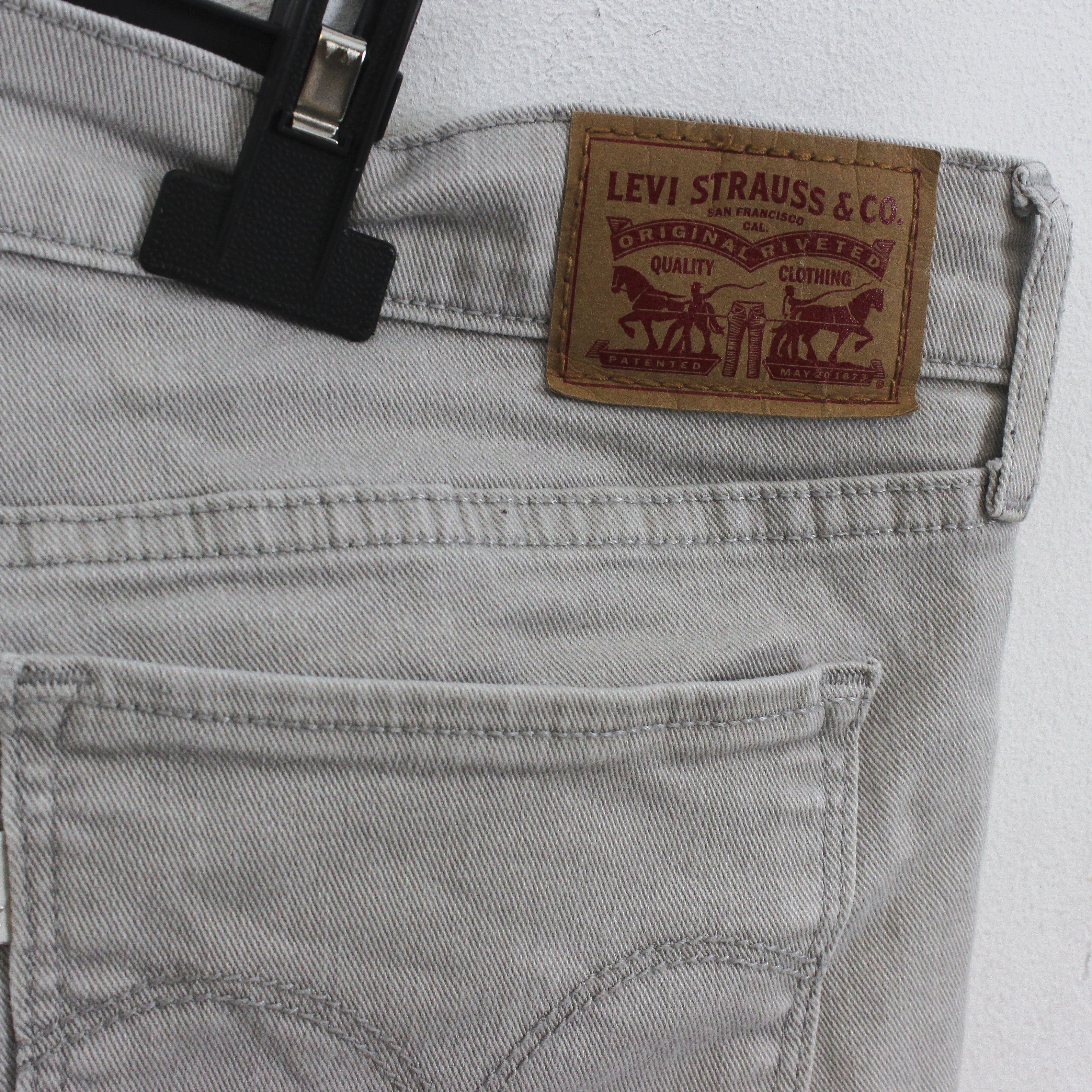 Levi's 711 Women W32 L32 Skinny Jeans Denim Pants Trouser Mid Rise Size 32" / US 10 / IT 46 - 4 Thumbnail