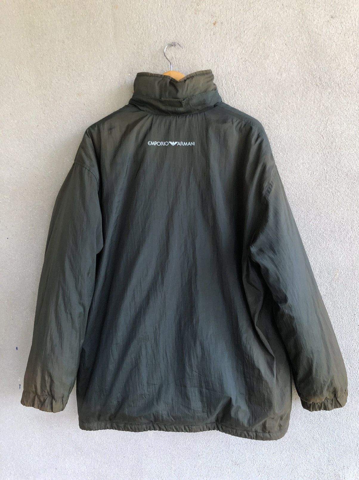 Emporio Armani Vintage EMPORIO ARMANI sun faded Puffer Jacket Size US XL / EU 56 / 4 - 2 Thumbnail