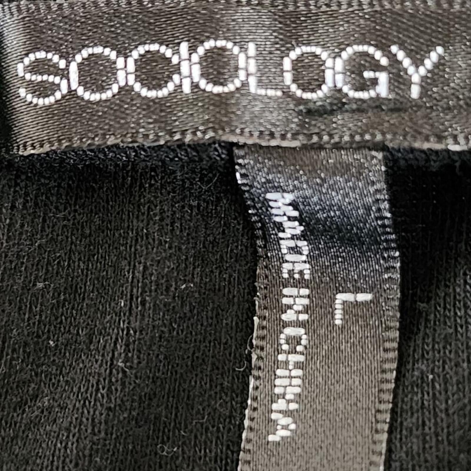 Other Sociology Large Black Stretchy Skirt Size 36" / US 14 / IT 50 - 3 Thumbnail
