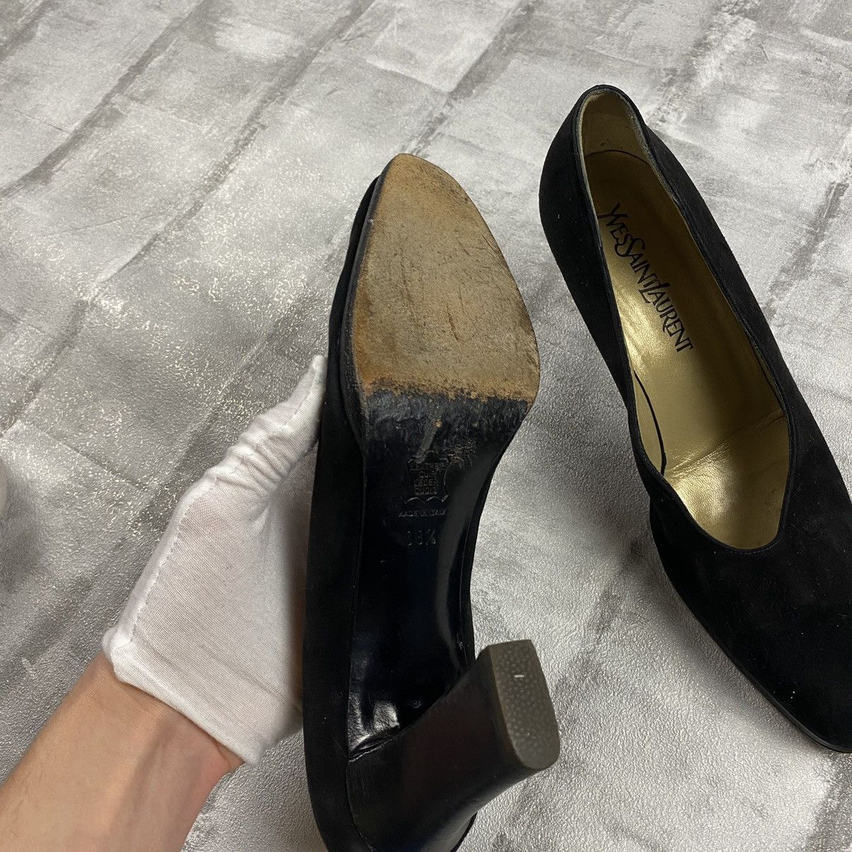 Yves Saint Laurent Very Rare!!! Archive Yves Saint Laurent Vintage Black Heels Size US 8 / IT 38 - 4 Thumbnail