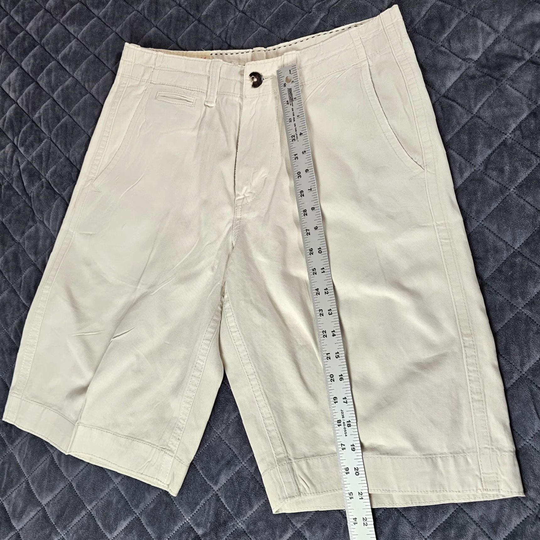 American Eagle Outfitters American Eagle Outfitters Shorts Men 28 Beige Flat Front Chino Cotton Stretch Mens Size US 28 / EU 44 - 5 Thumbnail