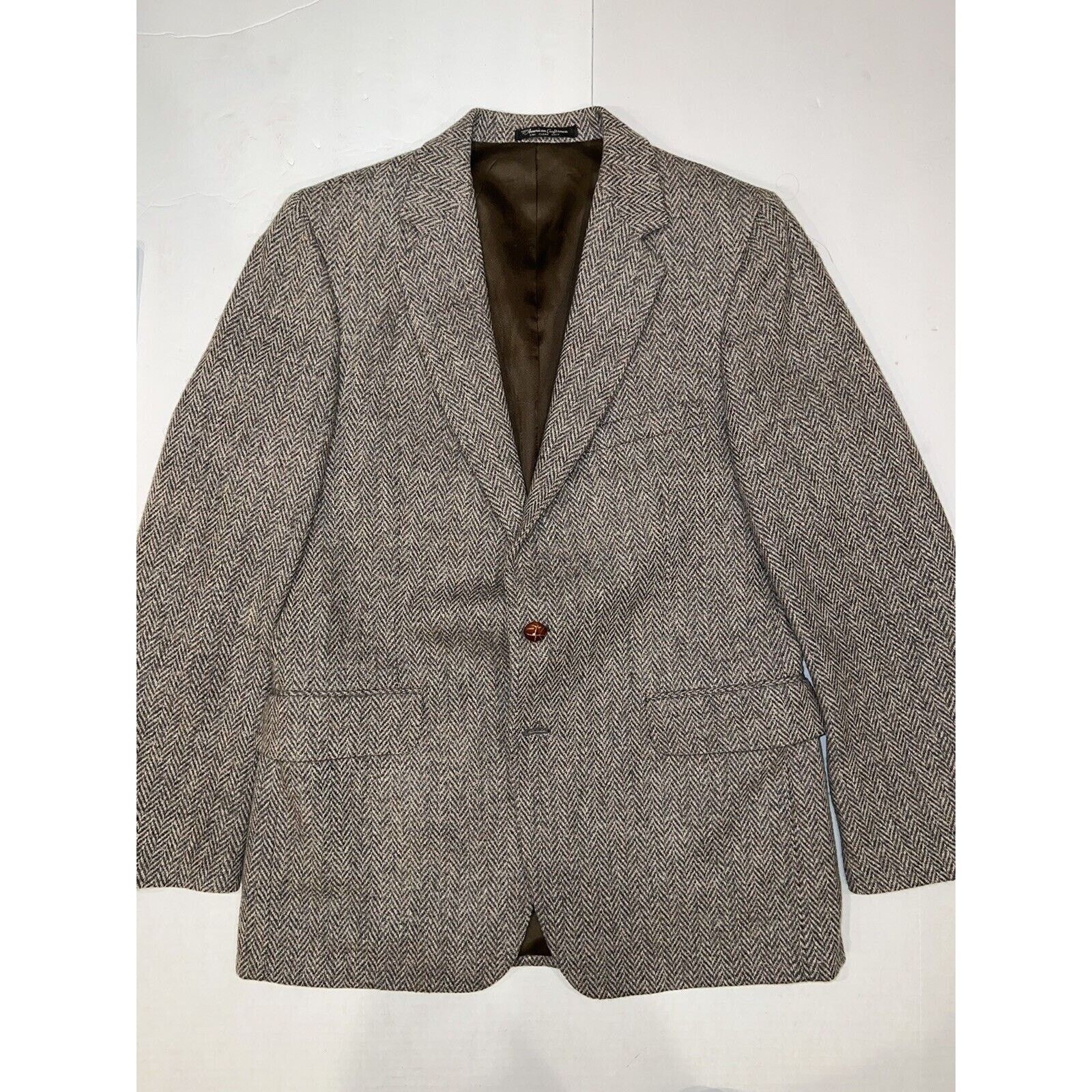 The Unbranded Brand Vintage Wool Blazer Made by American Craftsman For Gairs Size 34S - 1 Thumbnail