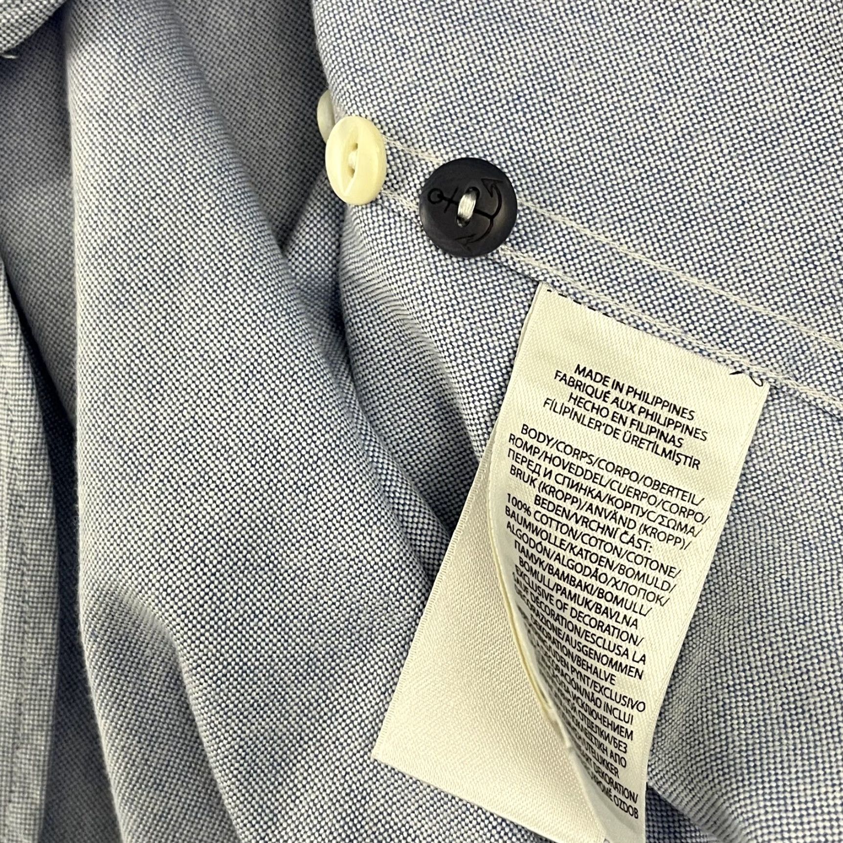 Ralph Lauren VINTAGE Ralph Lauren Oxford Shirt Men Medium Classic Blue White Short Sleeve Button-Down Casual Business Formal Size US M / EU 48-50 / 2 - 6 Thumbnail