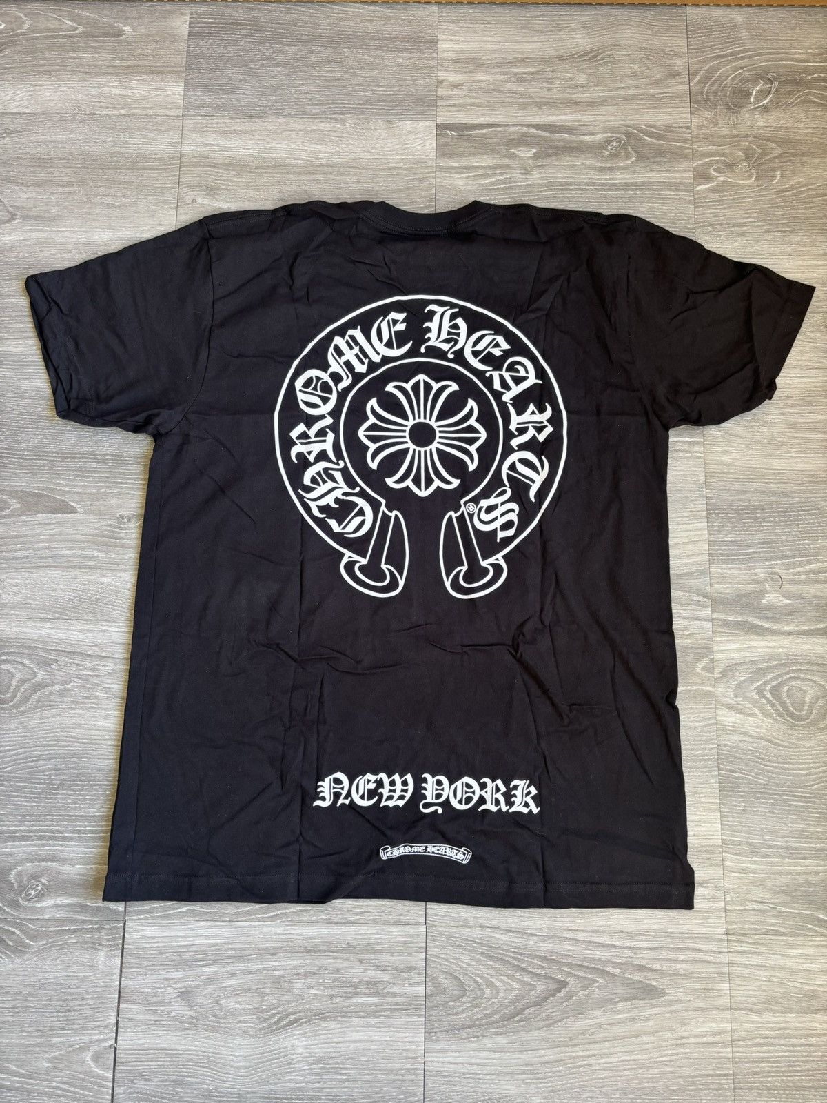 Chrome Hearts Chrome Hearts Black New York Horseshoe Tee Size US S / EU 44-46 / 1 - 3 Thumbnail
