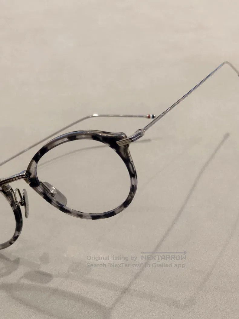 Thom Browne Thom Browne Gray tortoiseshell frame Size ONE SIZE - 3 Thumbnail