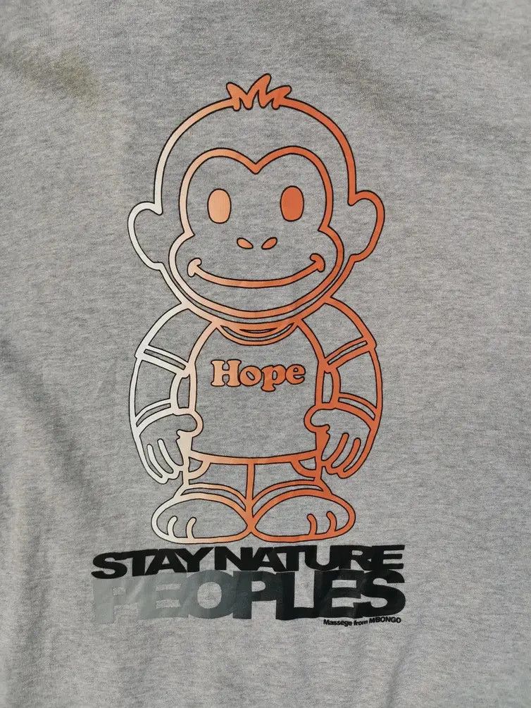 Japanese Brand Back Dive Monkey Mbongo Hoodie Sweatshirts Size US L / EU 52-54 / 3 - 5 Thumbnail