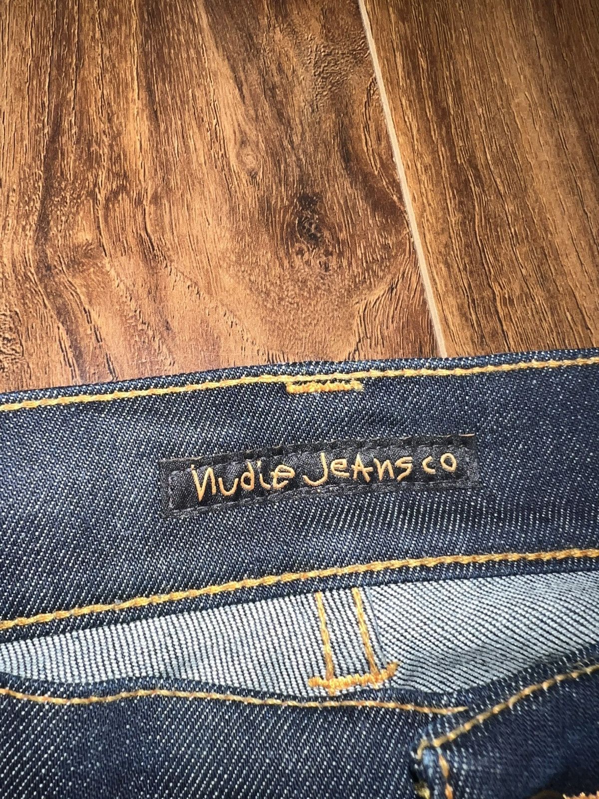 Nudie Jeans 1003877 Nudie Lean Dean Dry 16 Dips Jeans Size US 34 / EU 50 - 9 Thumbnail