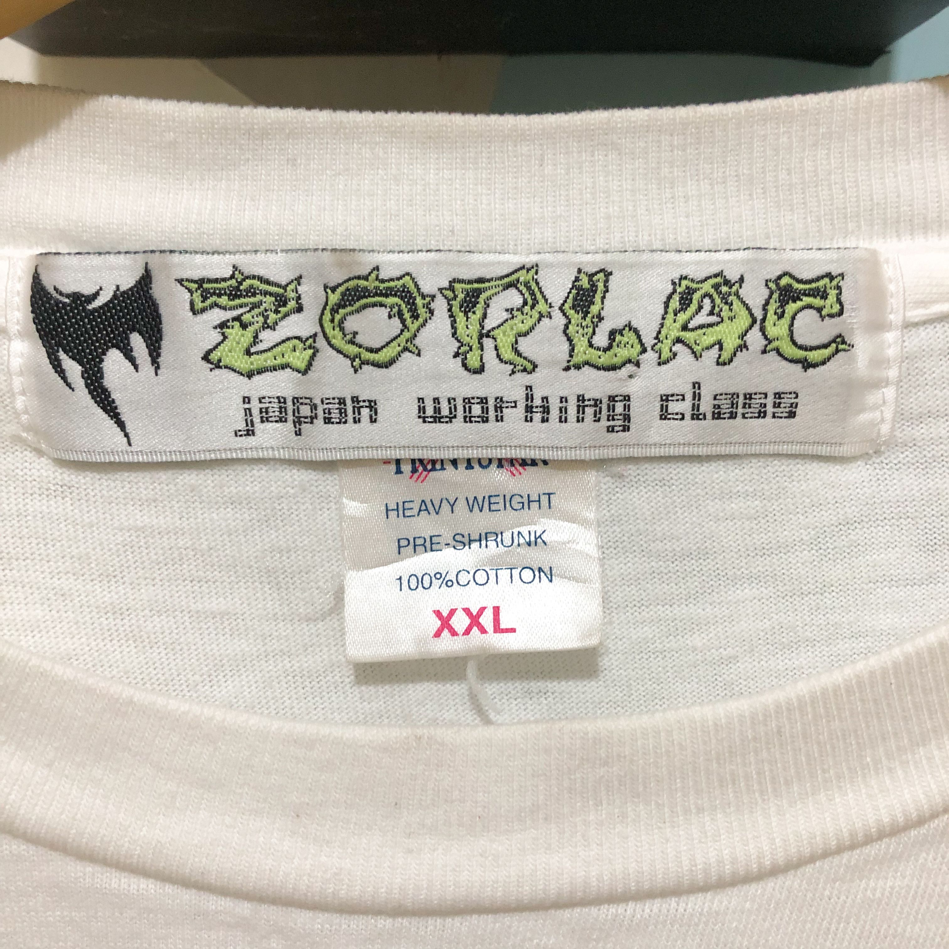 Japanese Brand Zorlac Japan Skateboard Vintage 90s T-Shirt Size US XXL / EU 58 / 5 - 8 Thumbnail