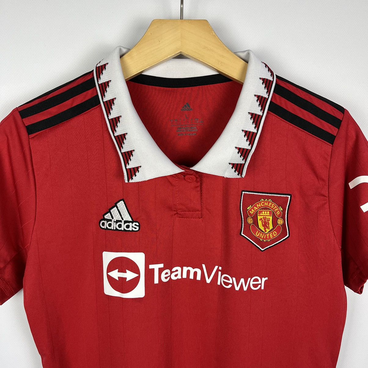 Adidas Adidas Manchester United 22/23 Soccer Jersey Polo Home Kit Size L / US 10 / IT 46 - 2 Thumbnail