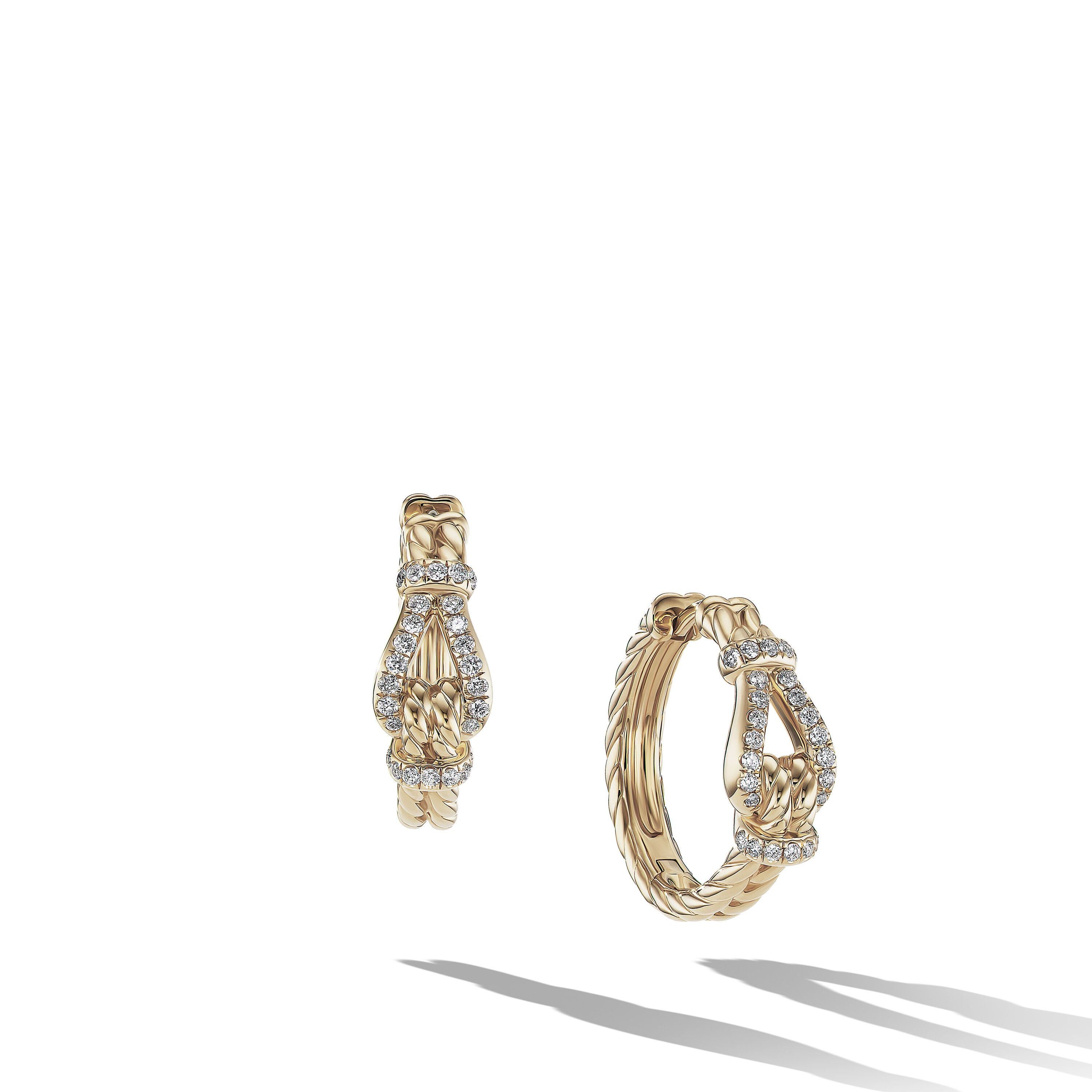 David Yurman o1w1db10526 E17491D/Size 9/ Loop Hoop Earrings in Golden Size ONE SIZE - 1 Thumbnail