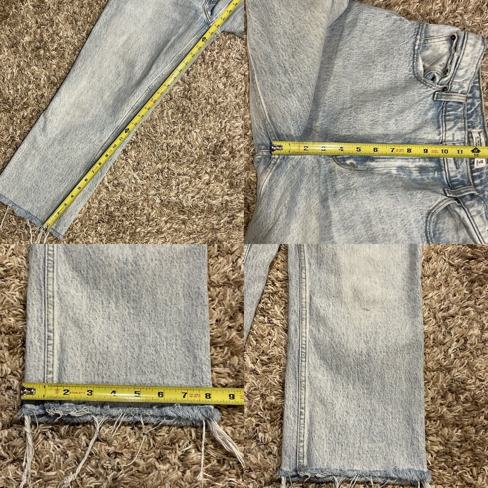 Abercrombie & Fitch VINTAGE Abercrombie & Fitch The 90’s Straight Ultra High Rise Curve Love Jean Casual Women 28 Jeans Size 28" / US 6 / IT 42 - 9 Thumbnail