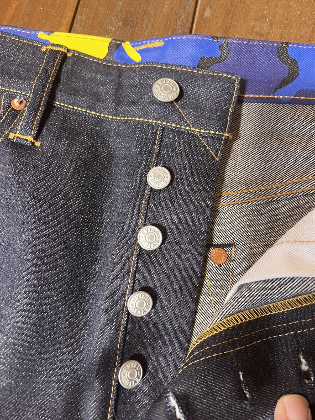 Evisu Evisu Daicock Denim Pants Size US 32 / EU 48 - 15 Thumbnail