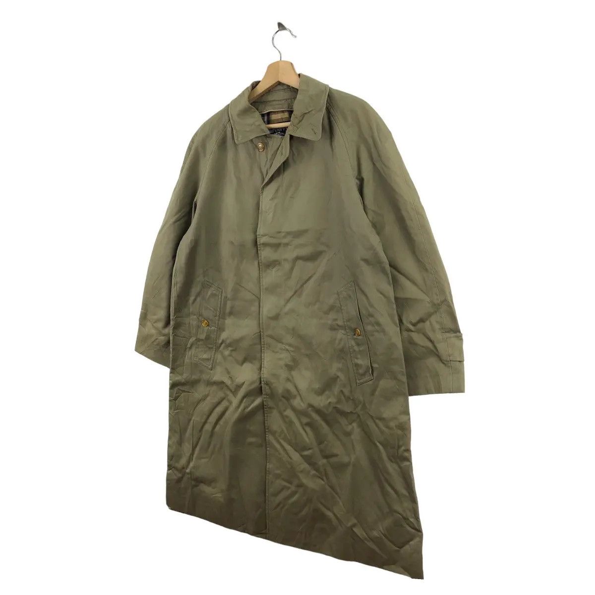 Burberry Vtg 90’ BURBERRY LONDON Nova Checks Trench Coat Parka Jacket Size XL / US 12-14 / IT 48-50 - 6 Thumbnail