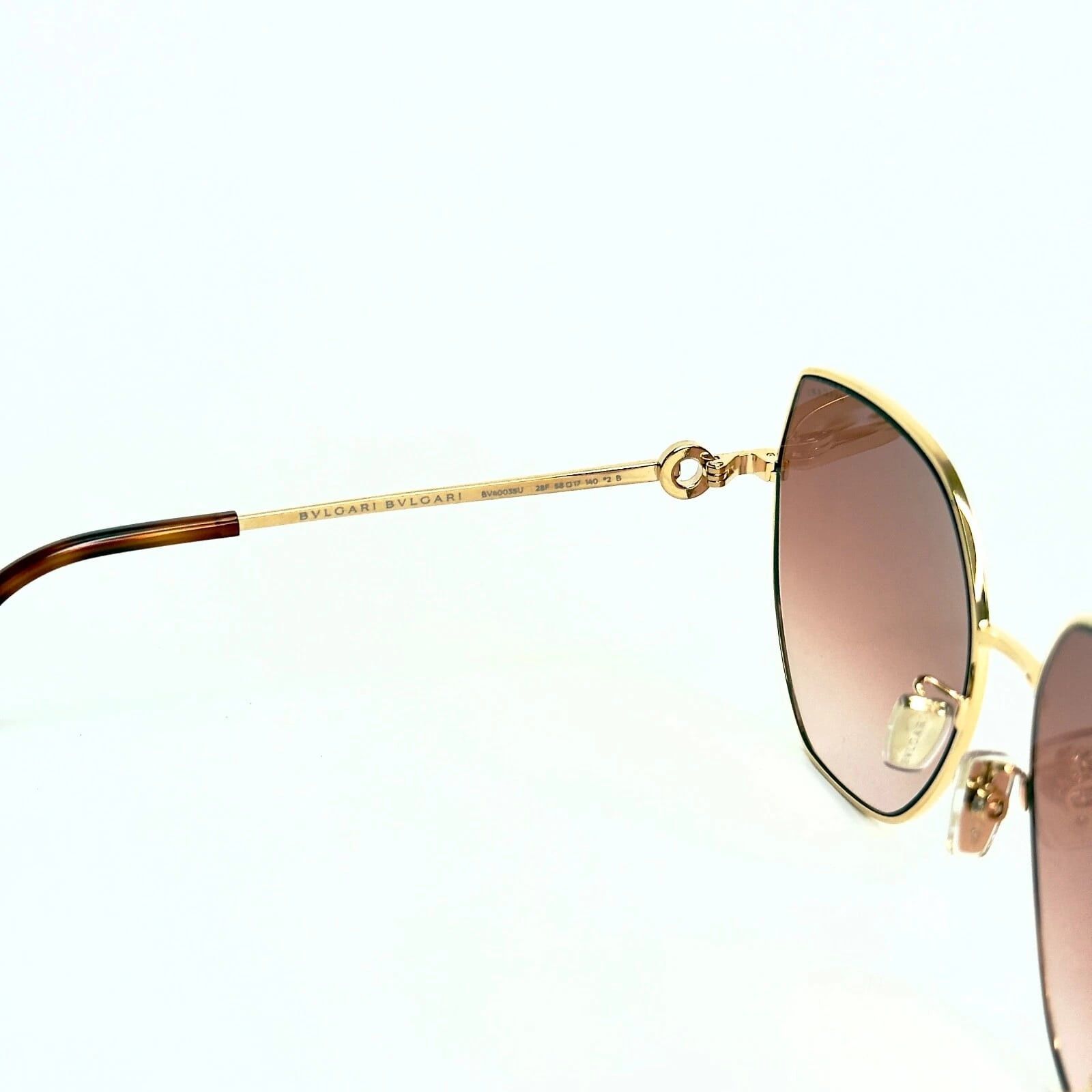 Bvlgari BVLGARI BV40035U COIN Rose Elegant Logo Sunglasses 40035 28F Size ONE SIZE - 8 Thumbnail