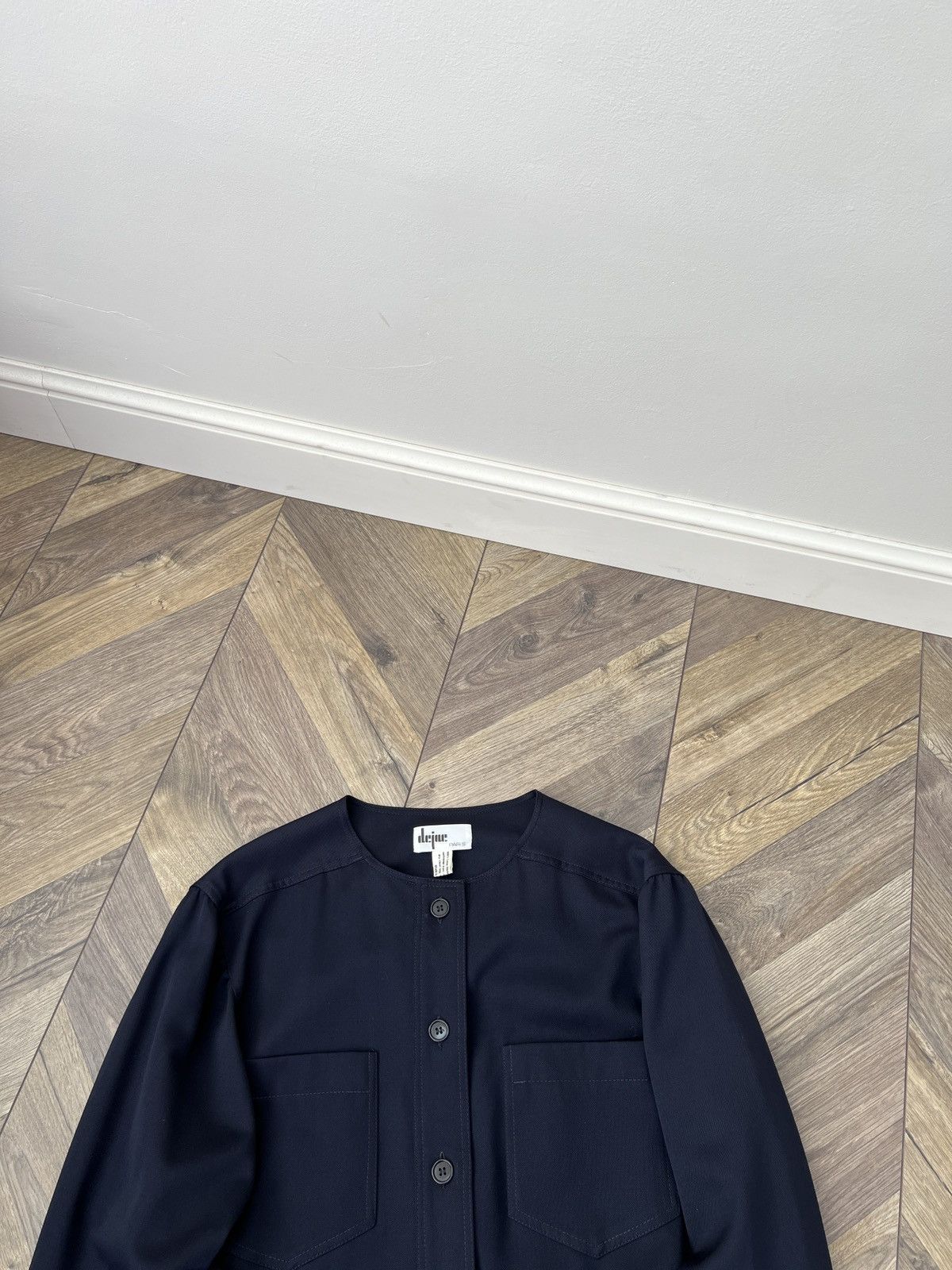 Designer Vintage Dejae Paris women’s Minimalist Suit Made in France Size M / US 6-8 / IT 42-44 - 6 Thumbnail