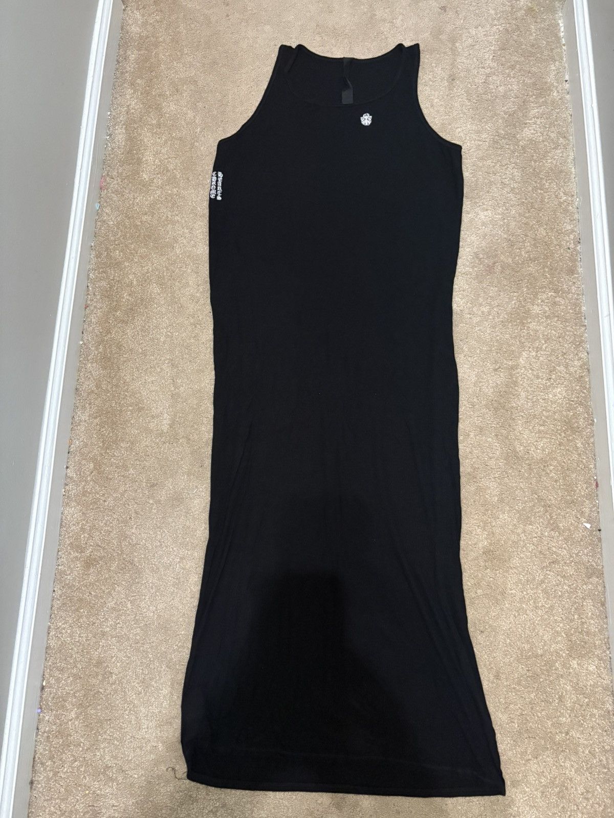 Chrome Hearts Ribbed Long Tank Top Dress