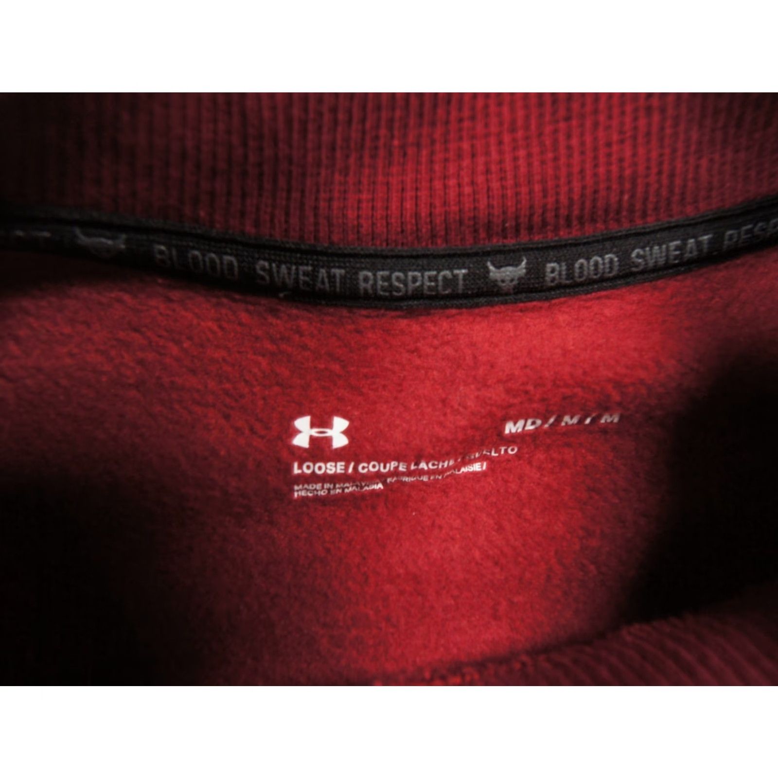 Under Armour Under Armour Sweatshirt Womens Medium Red Crewneck The Rock Iron Paradise Gym Size M / US 6-8 / IT 42-44 - 5 Thumbnail