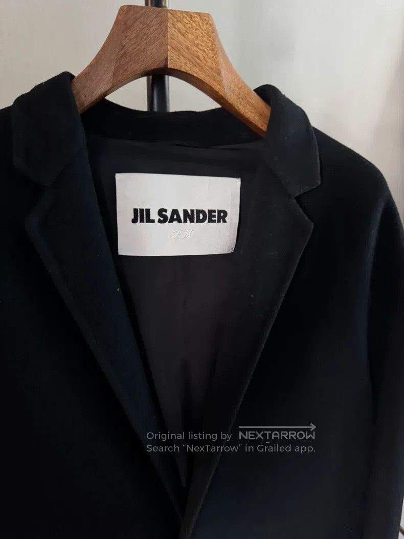 Jil Sander Jil Sander size 48 Long black cashmere coat Size M / US 6-8 / IT 42-44 - 2 Thumbnail