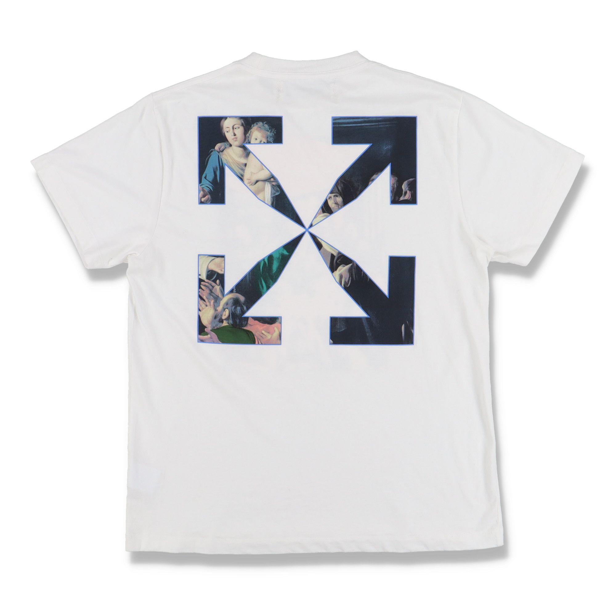 Off-White White Caravaggio Arrows Oversized T-Shirt Size US S / EU 44-46 / 1 - 8 Thumbnail