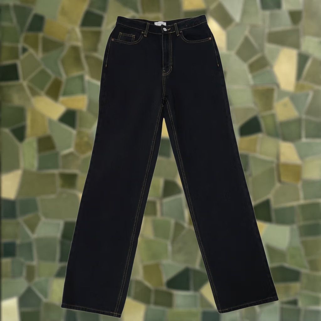 Pacsun VINTAGE PacSun 90's Boyfriend Jeans Black High Rise Loose Fit 27 Womens Jeans 90s Theme - 100% Cotton Size 27" / US 4 / IT 40 - 1 Thumbnail