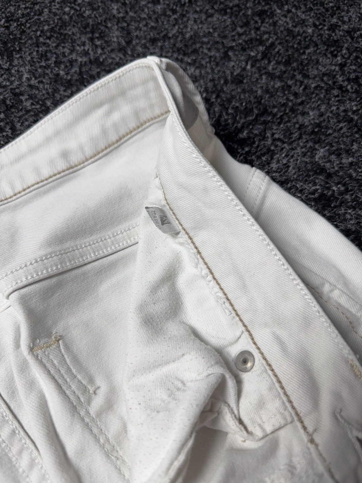 G-Star Avant Garde 00s G-Star RAW White Denim Jeans Slim Tapered Size 30" / US 8 / IT 44 - 10 Thumbnail