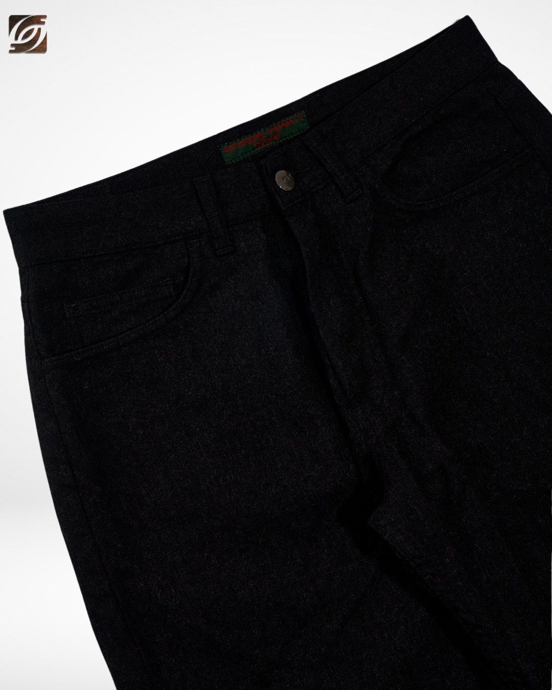 Katharine Hamnett London Katharine Hamnett 1990s Woven Wool Hunter Pants Size US 31 - 2 Thumbnail