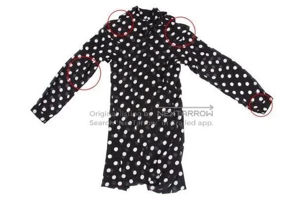 Comme des Garcons COMME des GARCONS Polka Dot Shirt Top. Size US S / EU 44-46 / 1 - 3 Thumbnail