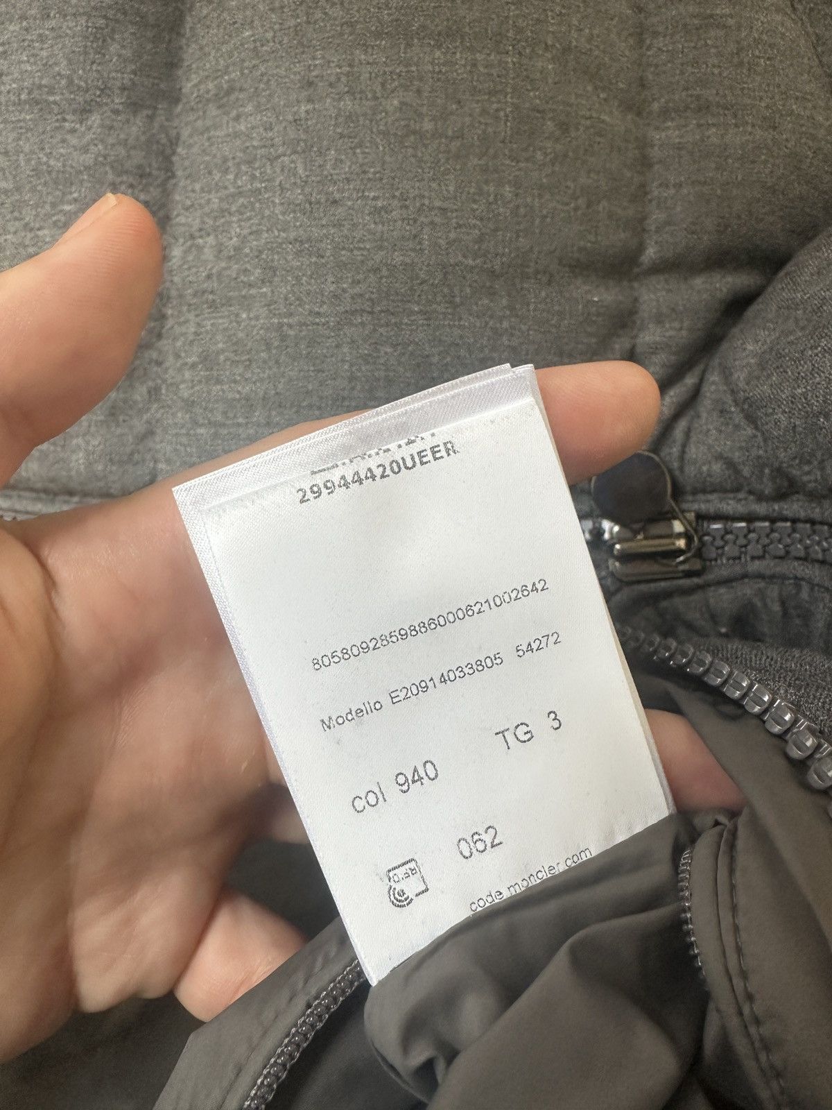 Moncler Moncler Montgenevre Grey Jacket Size US L / EU 52-54 / 3 - 15 Thumbnail