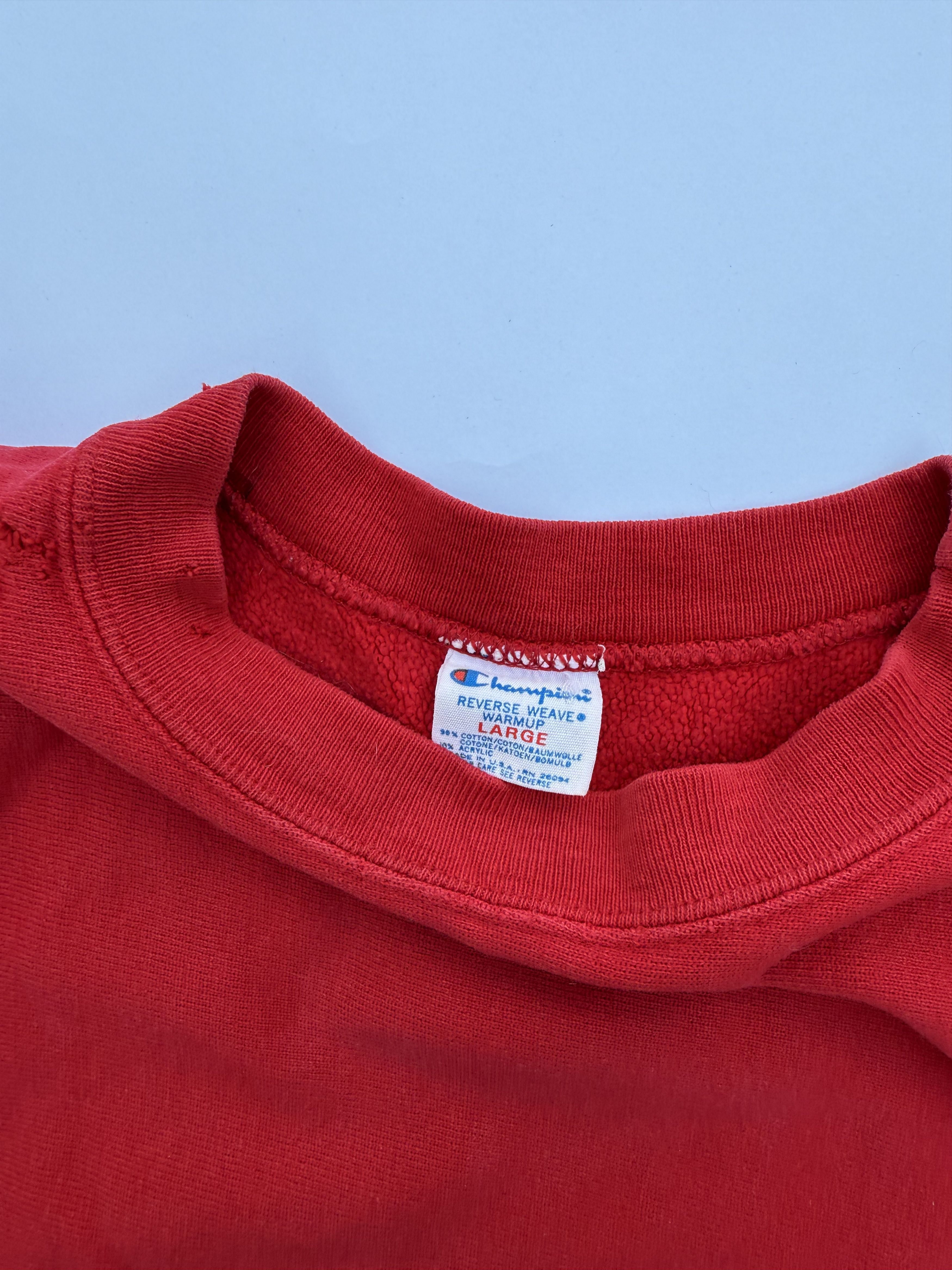 Vintage Vintage Wisconsin Champion Reverse Weave Sweatshirt Size US L / EU 52-54 / 3 - 6 Thumbnail