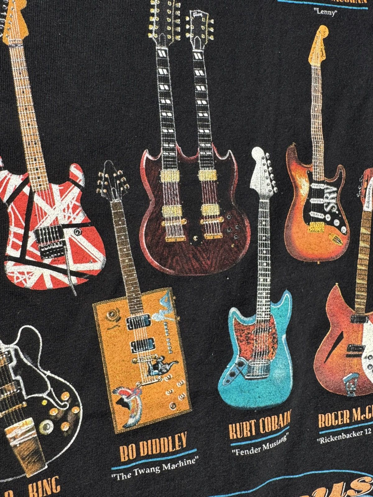 Band Tees × Vintage 1999 Kurt Cobain Famous Guitars Vintage 90’s Rock Band Shirt Size US L / EU 52-54 / 3 - 6 Thumbnail