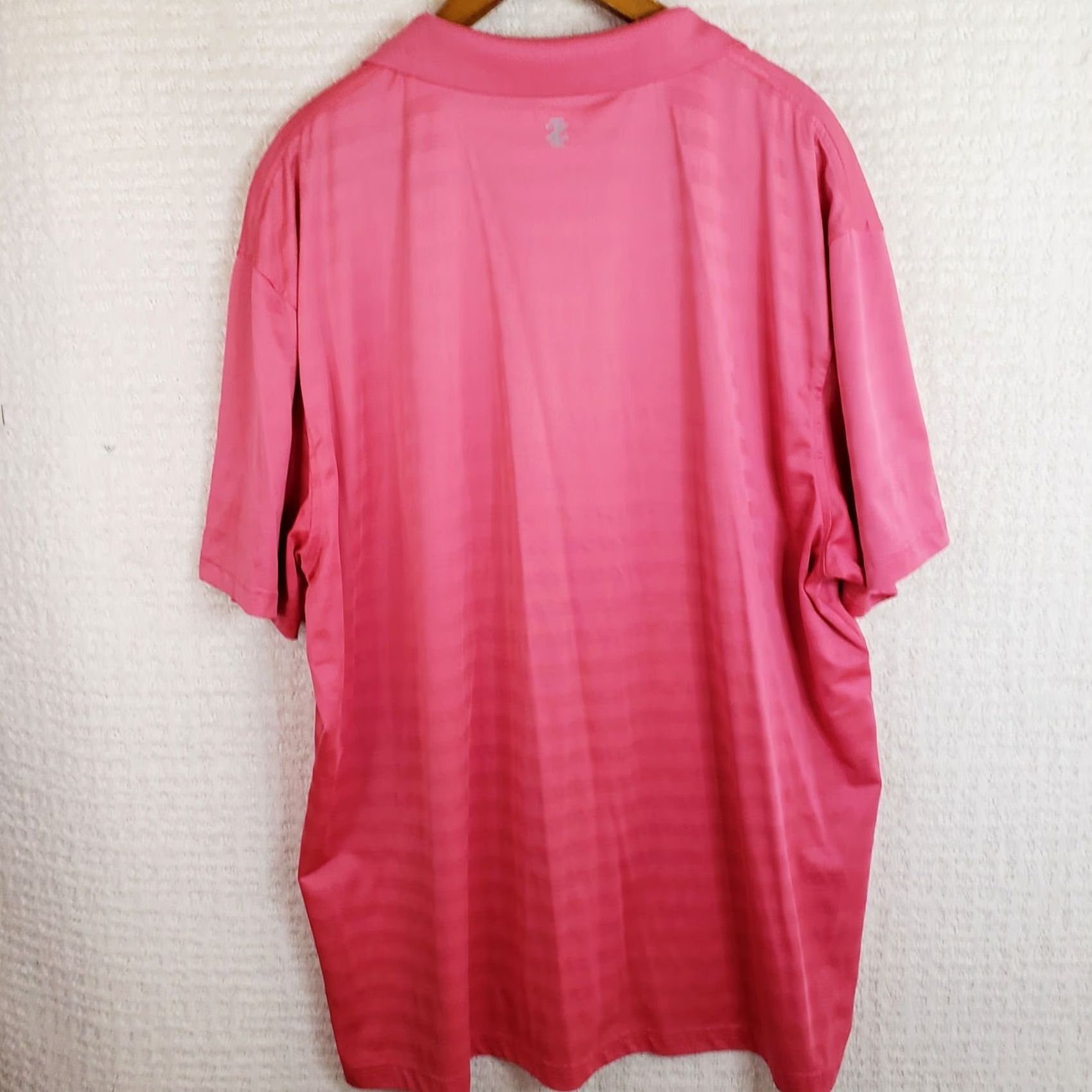 Izod IZOD Polo Shirt Mens 2XL Pink Short Sleeve Collared Geometric Embroidered Logo Classic Golf Pro Series Size US XXL / EU 58 / 5 - 7 Thumbnail