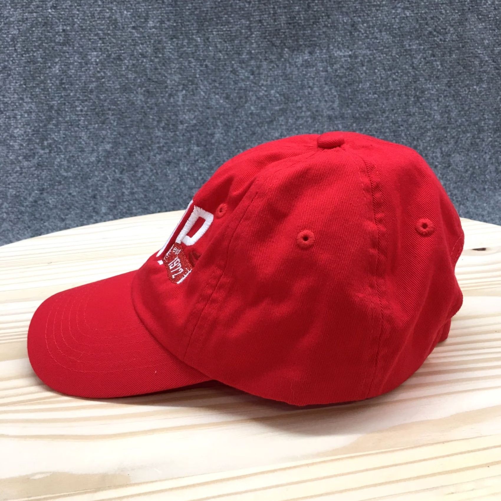 Vintage Coop 1972 Baseball Cap Red Camo OSFA Curved Brim Adjustable Embroidered Unisex Men Size ONE SIZE - 5 Thumbnail