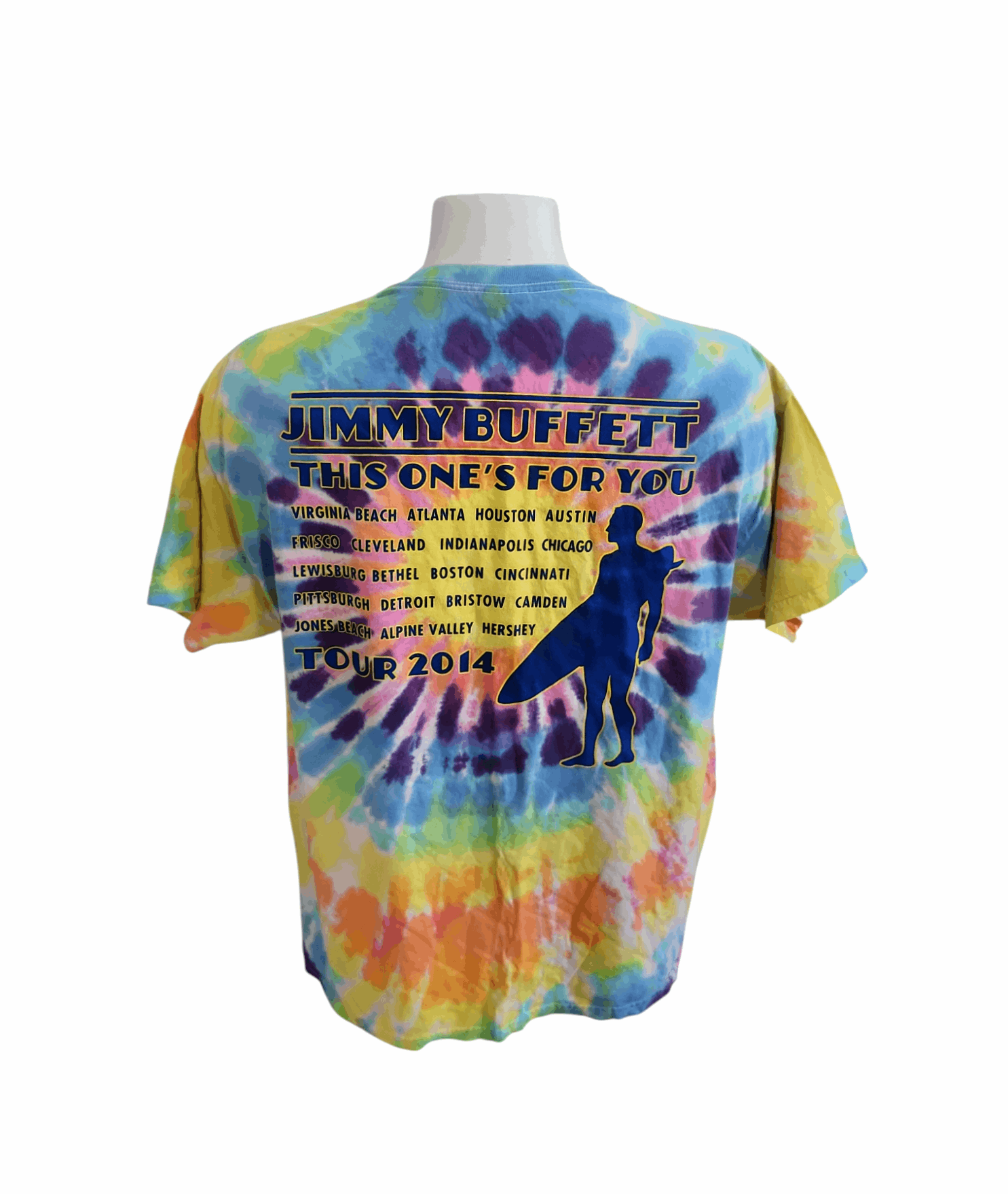 Band Tees Jimmy Buffett 2014 Concert This One's For You Music Tour XL Size US XL / EU 56 / 4 - 3 Thumbnail