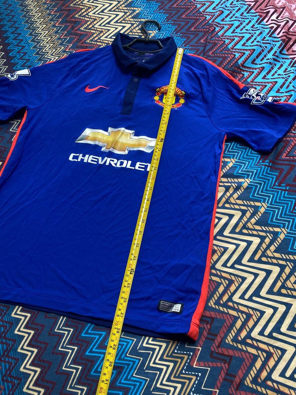 Nike × Vintage Vintage Nike Manchester United Away Kit Jersey Size US L / EU 52-54 / 3 - 8 Thumbnail