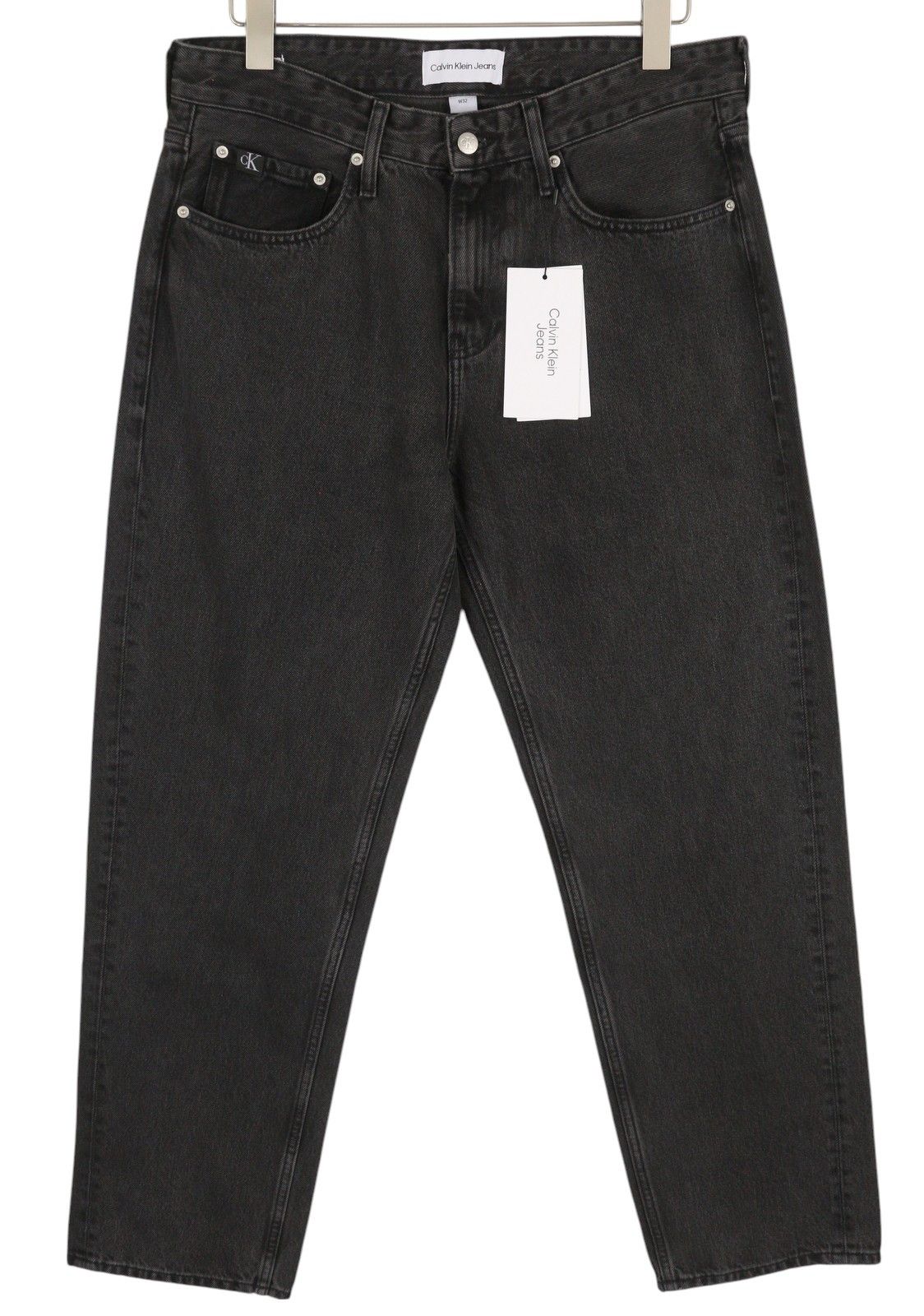 Calvin Klein 90S STRAIGHT W32 Black Zip Fly Pockets Denim 85209 Size US 32 / EU 48 - 1 Thumbnail