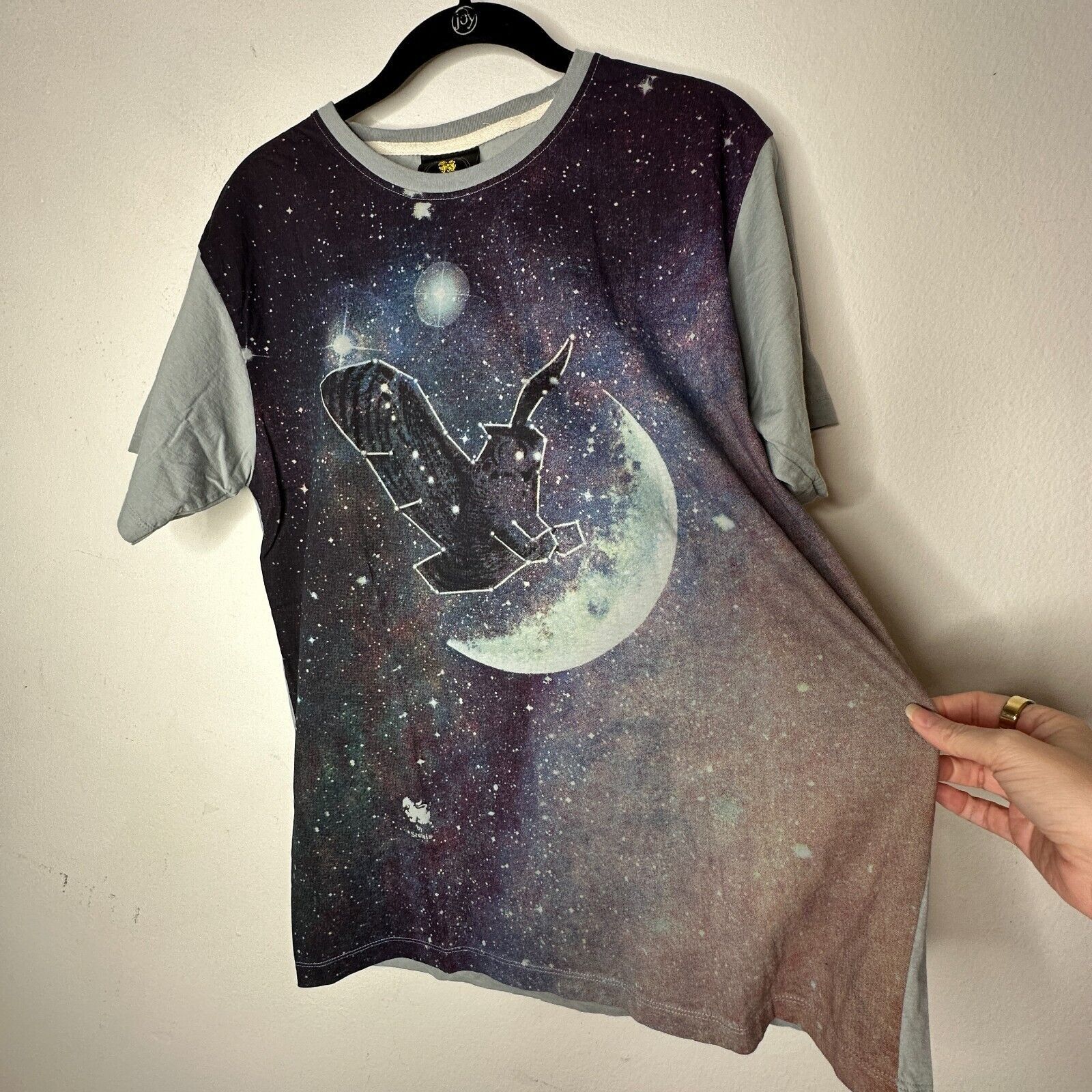 Other Singha Gray Multi Owl Moon Tee Stars Rainbow Ltd Edition L Size L / US 10 / IT 46 - 4 Thumbnail
