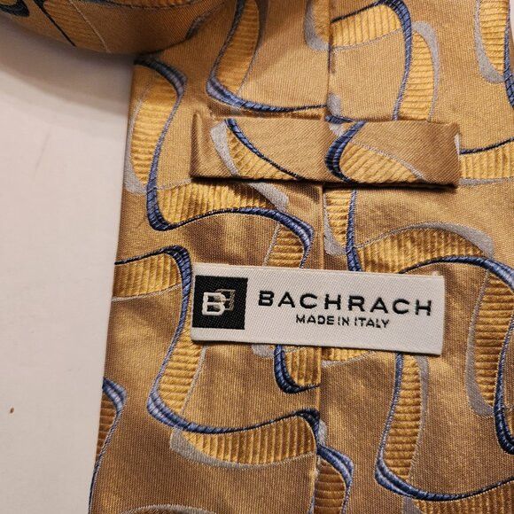 Bachrach Bachrach men's 100%silk tie 4" X 57 1/2" made in Italy Size ONE SIZE - 2 Thumbnail