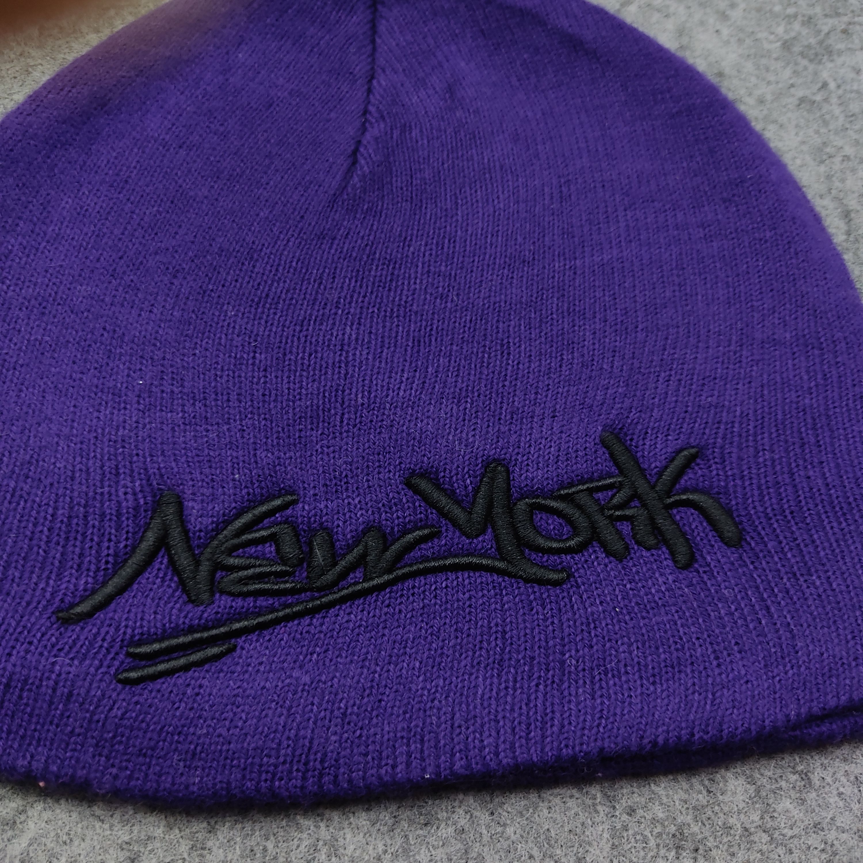 Japanese Brand × Vintage Vintage Japanese Brand New York Beanie / Snow Hat / Snow Cap Size ONE SIZE - 2 Thumbnail