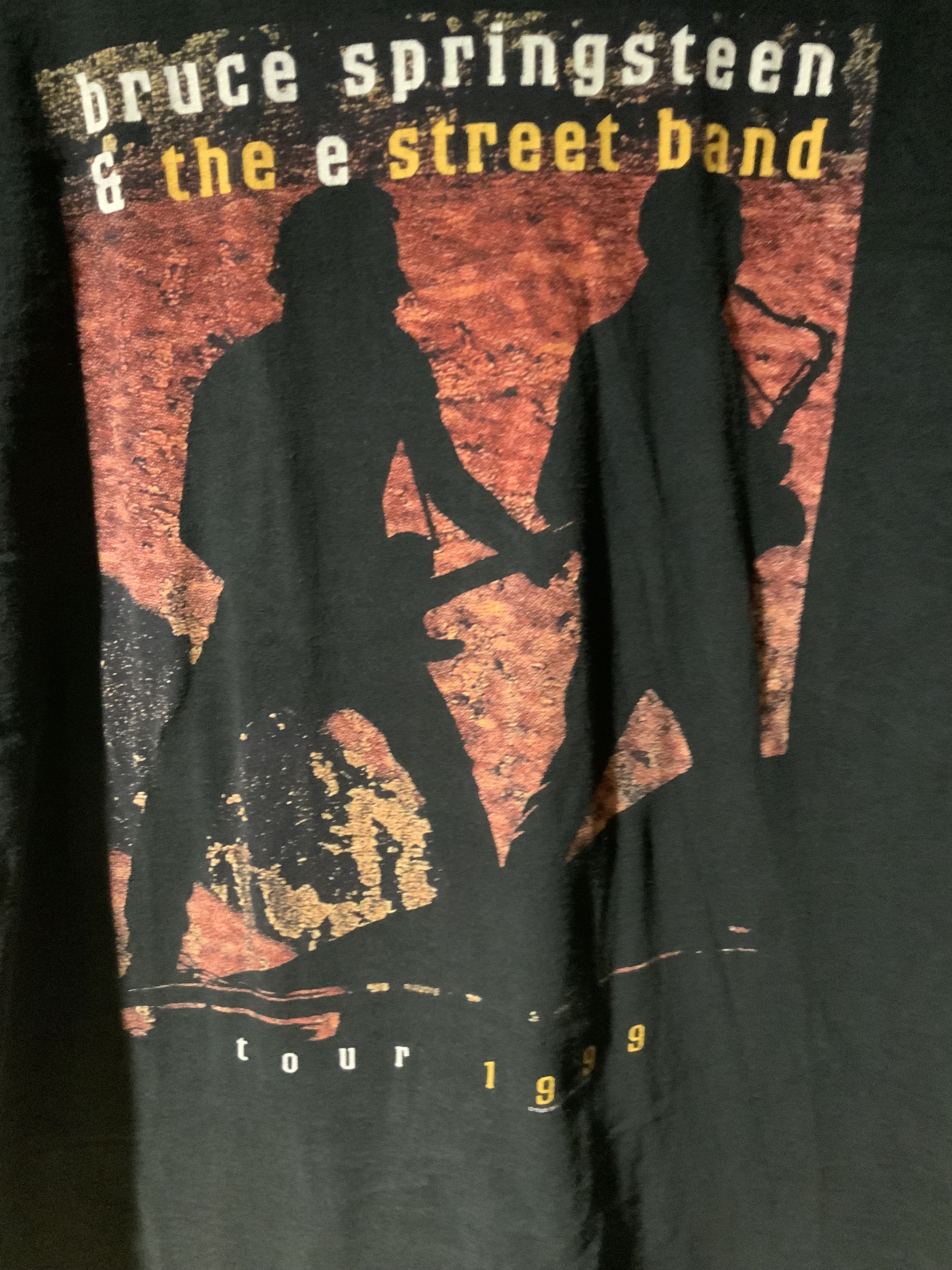 Band Tees × Vintage Vintage 1999 Bruce Springsteen and The E Street T-shirt Size US XL / EU 56 / 4 - 2 Thumbnail