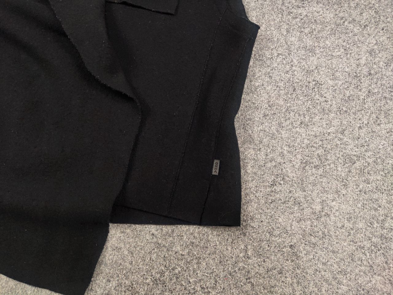 OSKA Oska Germany Design Black Wool Avant Garde Asymmetrical Vest Size M / US 6-8 / IT 42-44 - 4 Thumbnail