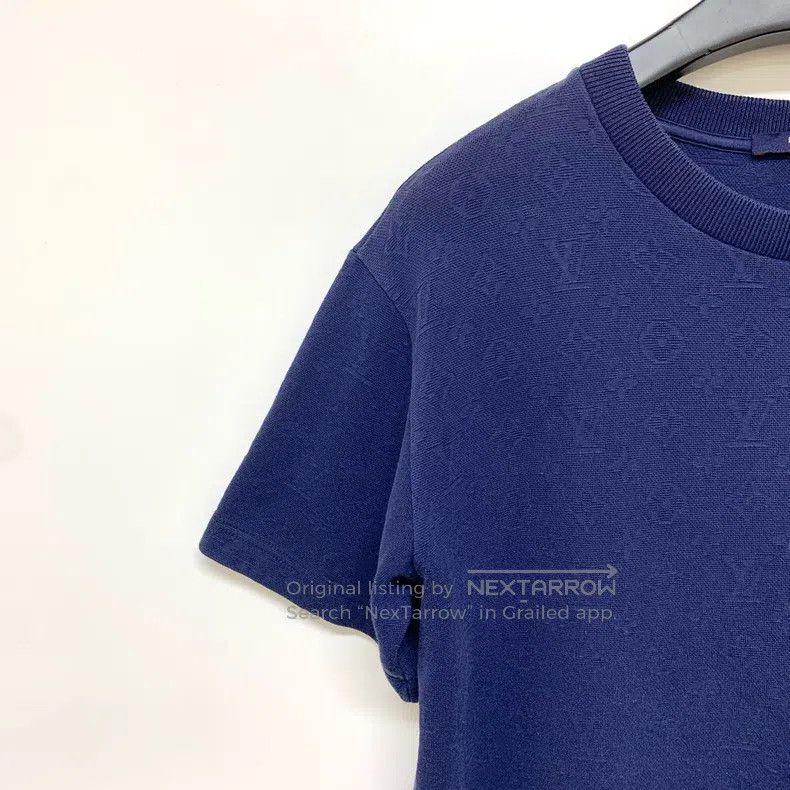Louis Vuitton Louis Vuitton Dark blue navy blue full print short sleeves Size US M / EU 48-50 / 2 - 5 Thumbnail