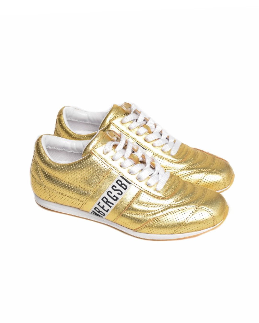 Dirk Bikkembergs Vintage Dirk Bikkembergs Gold Sneakers Size US 8 / IT 38 - 7 Thumbnail