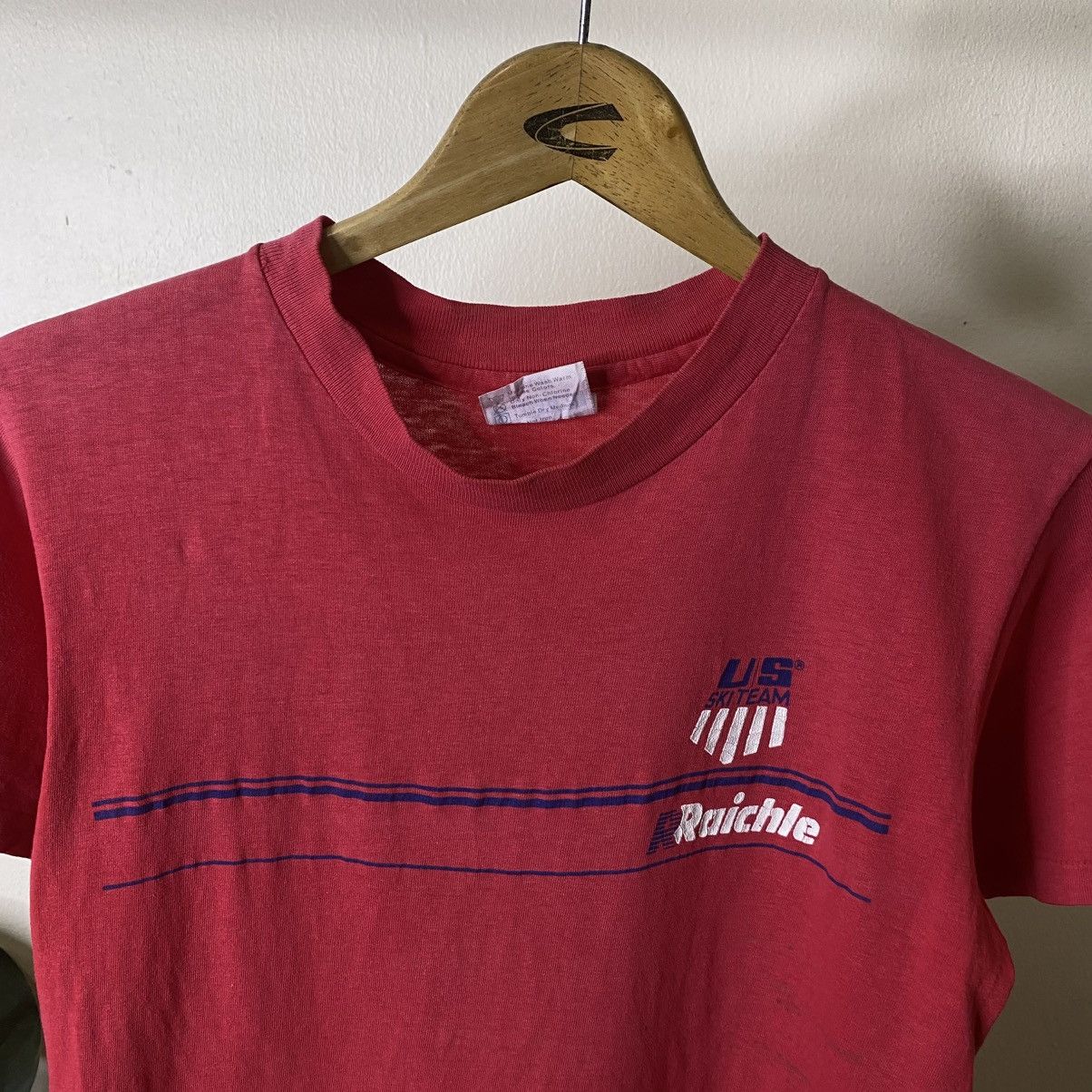 Vintage 1980s Reichle Technical Alpine Skiwear x US Ski Team T Shirt Size US S / EU 44-46 / 1 - 7 Thumbnail