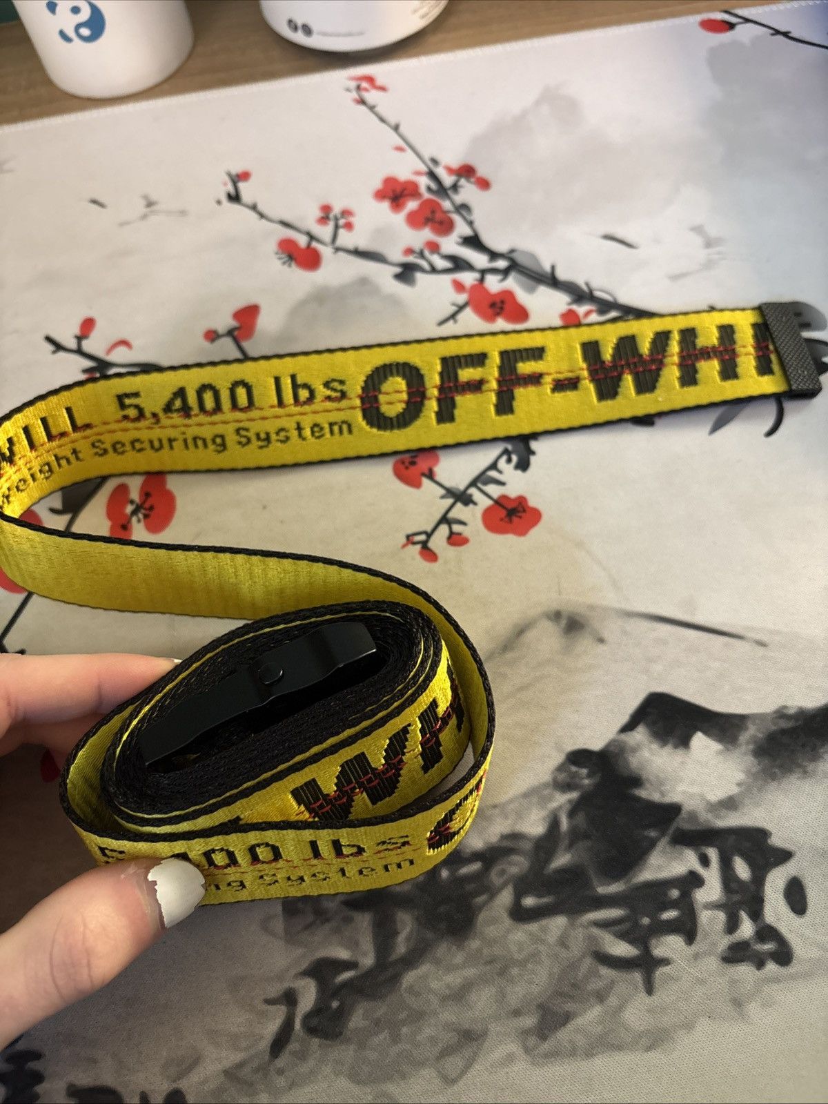 Off-White Off-White yellow/black Industrial Belt Size ONE SIZE - 3 Thumbnail