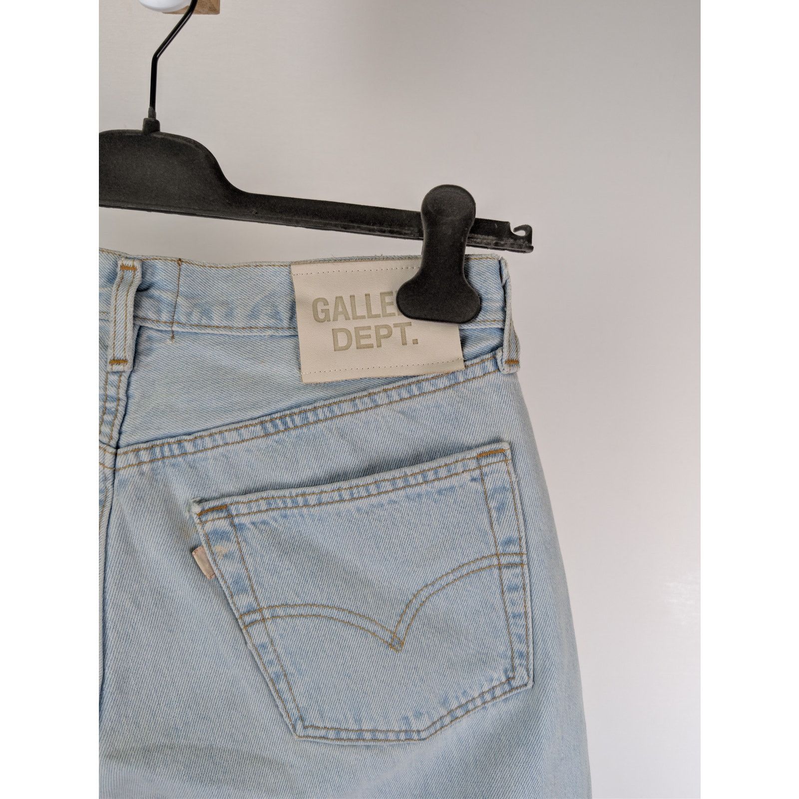 Gallery Dept. o1rshd1 Indigo Denim Jeans in Light Blue Size US 28 / EU 44 - 14 Thumbnail