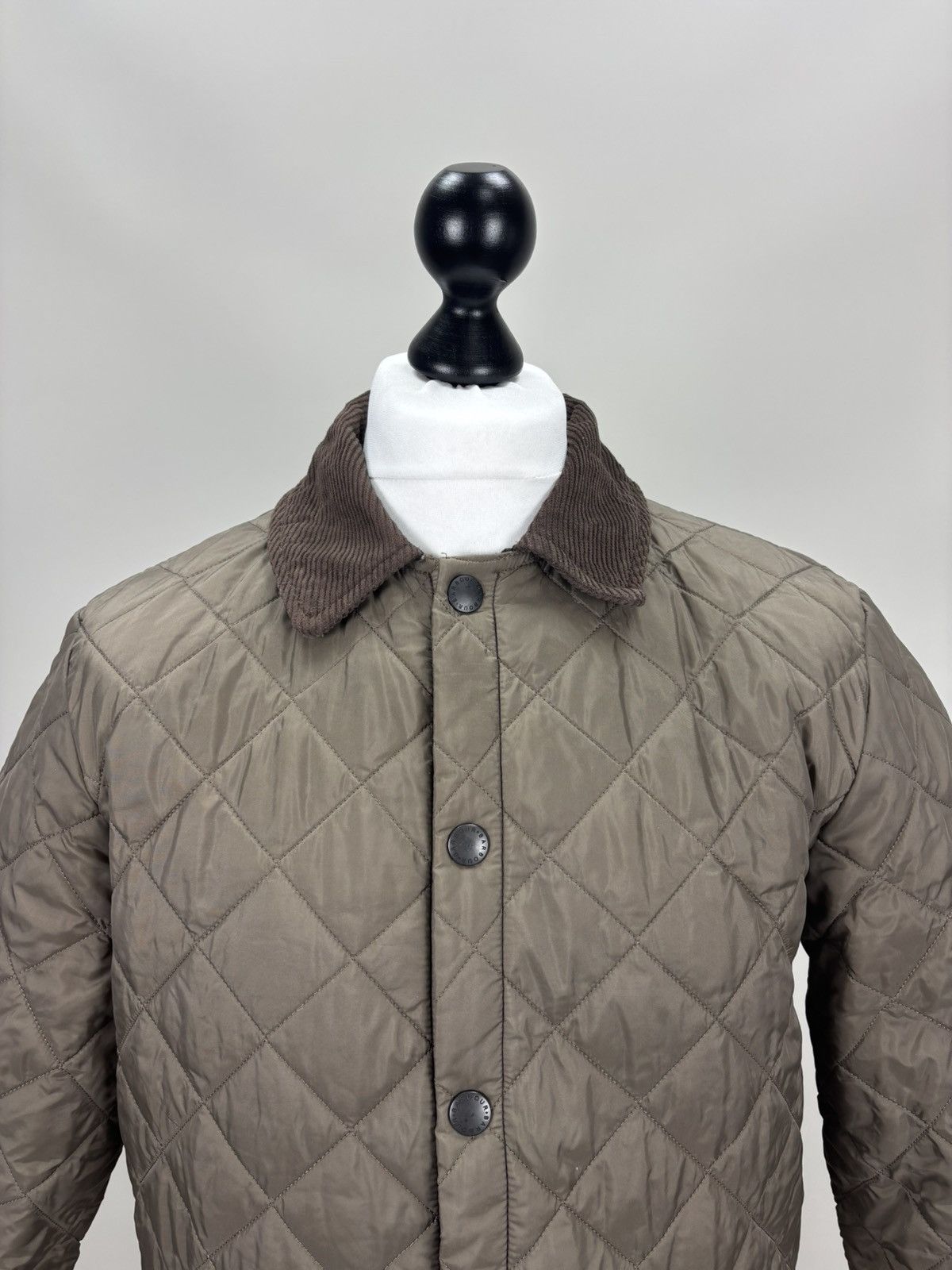 Barbour Mens quilted jacket Barbour Liddesdale Size S Color Brown Size US S / EU 44-46 / 1 - 3 Thumbnail
