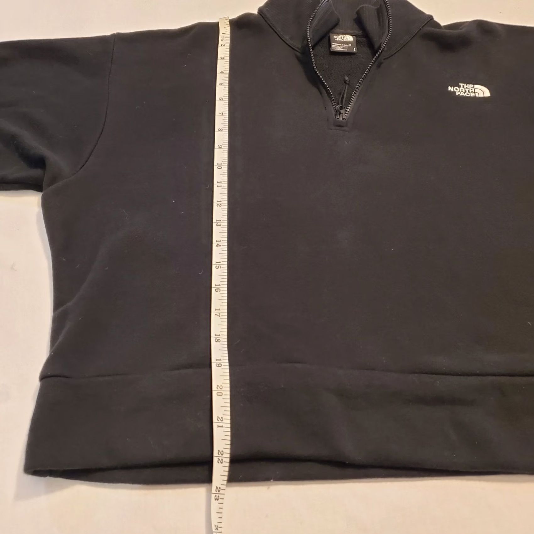 The North Face The North Face Womens Pullover Sweatshirt Cropped Top Size Large Black Size L / US 10 / IT 46 - 7 Thumbnail