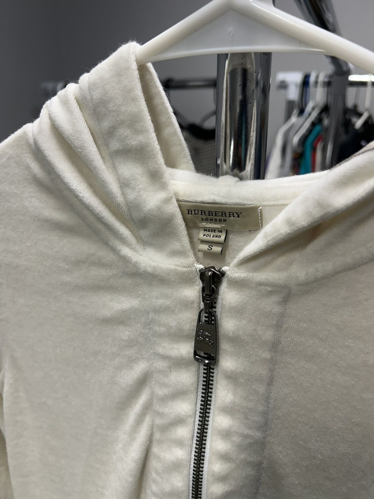 Burberry Burberry terry cloth half zip hoodie Size S / US 4 / IT 40 - 3 Thumbnail